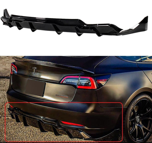 Tesla Model 3 Gloss Black Performance Diffuser