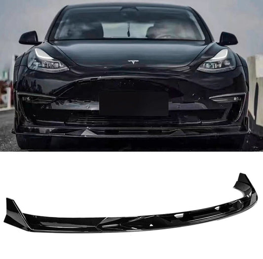 Tesla Model 3 Gloss Black GT Front Lip